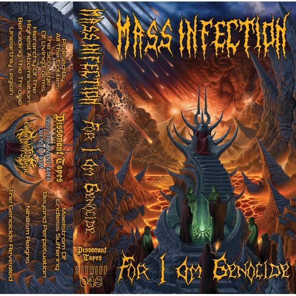 Mass Infection - For I Am Genocide - TAPE - Dissonant Tapes