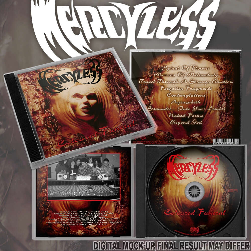 Mercyless - Coloured Funeral - CD - Osmose Productions