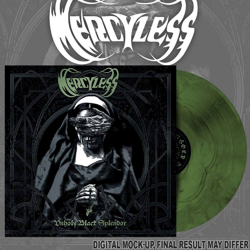 Mercyless - Unholy Black Splendor - LP COLORED - Osmose Productions