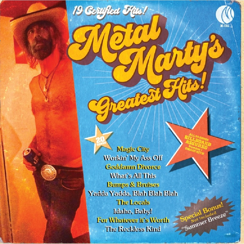 Metal Marty - Greatest Hits - LP COLORED - Reptilian - Image 2