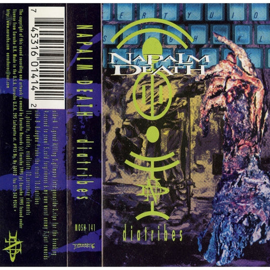 Napalm Death - Diatribes - TAPE - Imported