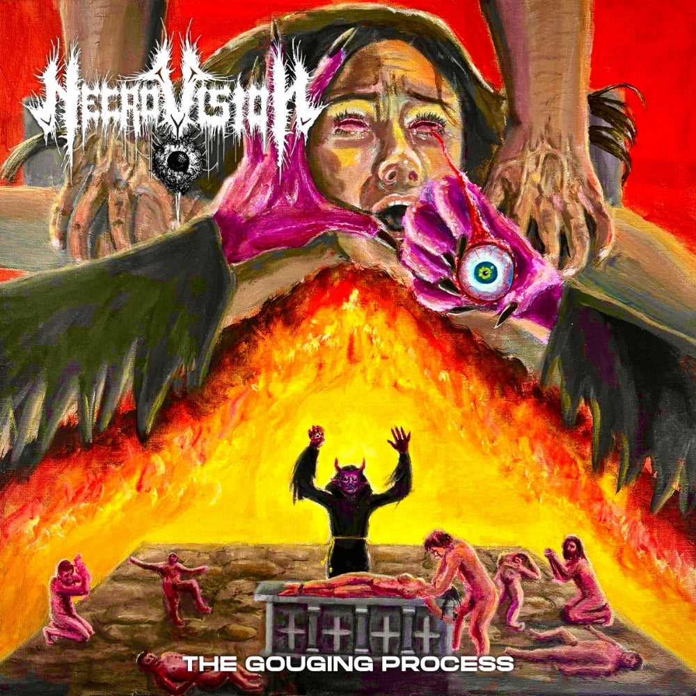 Necrovision - The Gouging Process - TAPE - Iron Fortress Records - Image 2
