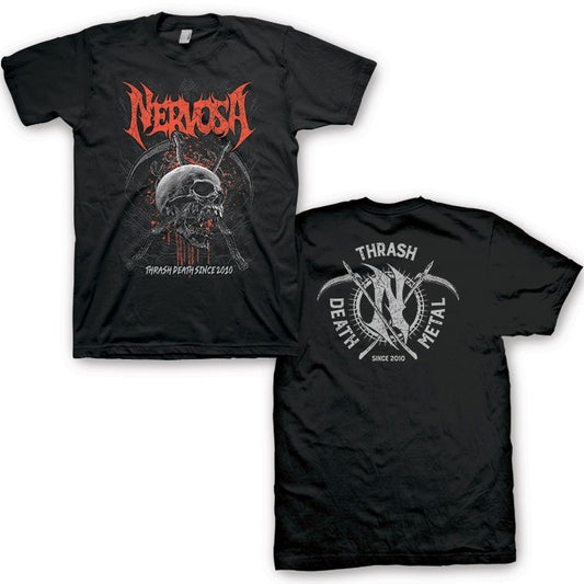 Nervosa - Skull Chaos - Tee - T shirt - Vision Merch