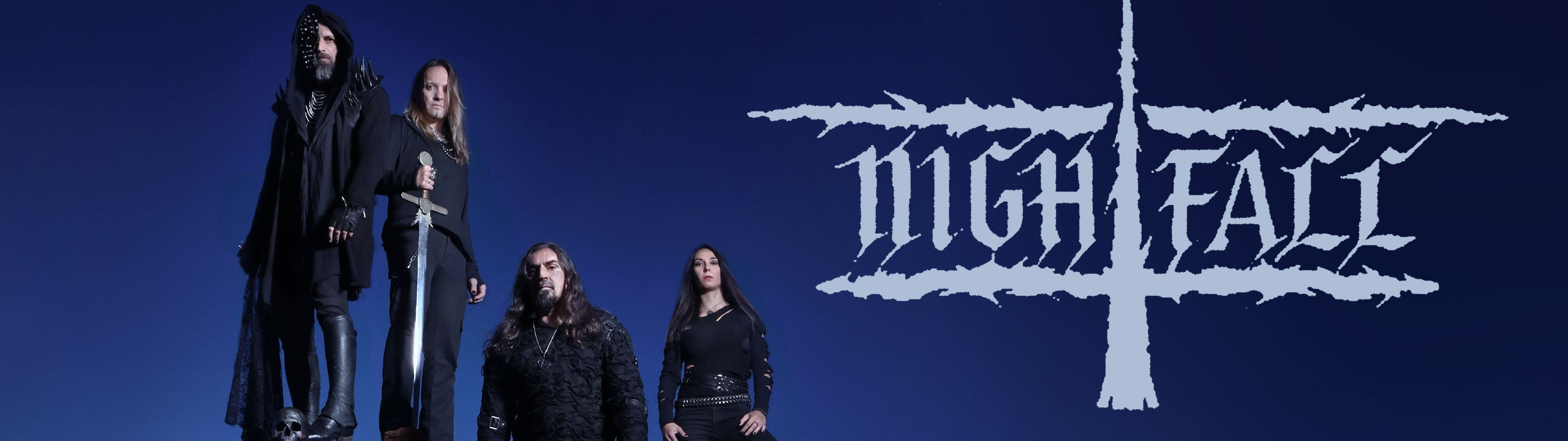 Nightfall merchandise and albums