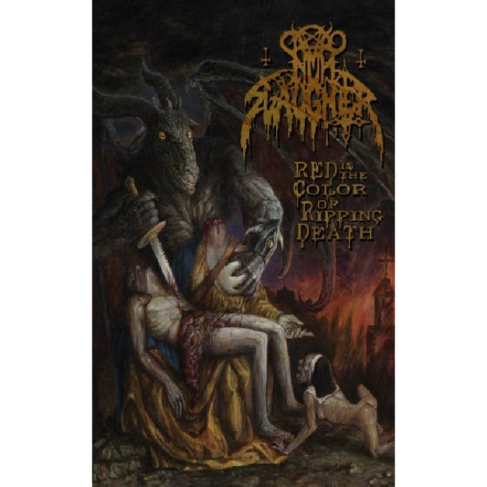 Nunslaughter - Red Is The Color Of Ripping Death - TAPE - Hells Headbangers