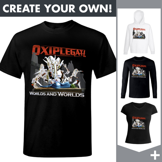 Oxiplegatz - Worlds and Worlds - Merchandising