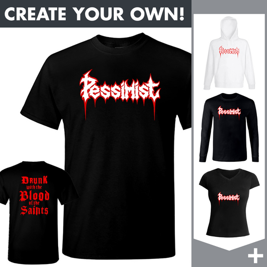 Pessimist - Red Logo - Merchandising
