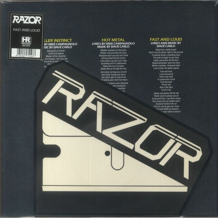 Razor - Fast & Loud - LP PICTURE - Relapse Records