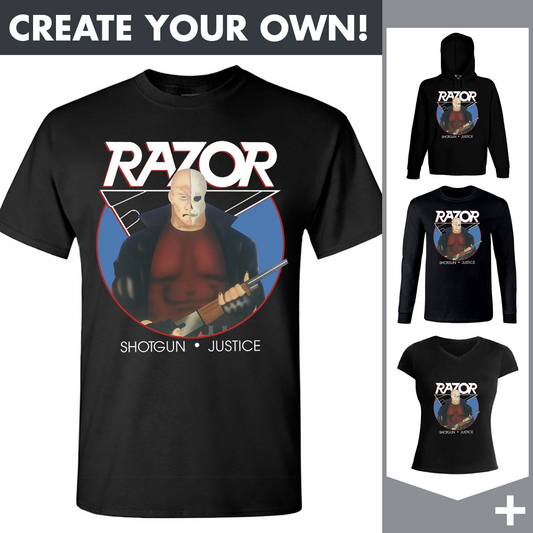 Razor - Shotgun Justice - Merchandising