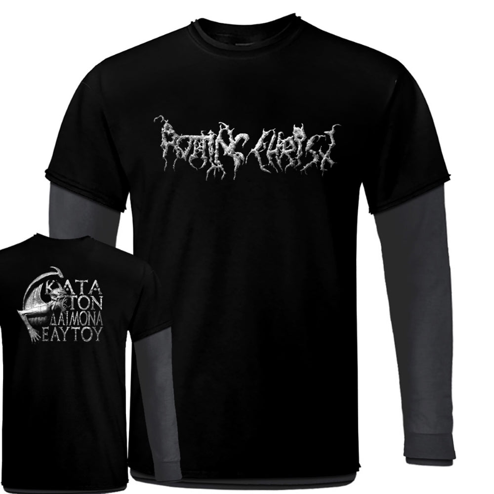 Rotting Christ - Kata Ton Daimona Eaytoy - Baseball Longsleeve - SEASON OF MIST
