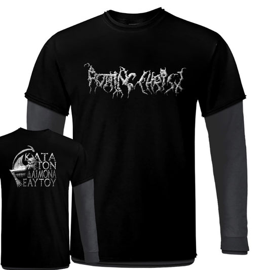 Rotting Christ - Kata Ton Daimona Eaytoy - Baseball Longsleeve - SEASON OF MIST