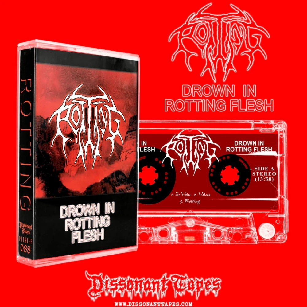 Rotting - Drown in Rotting Flesh - TAPE - Dissonant Tapes