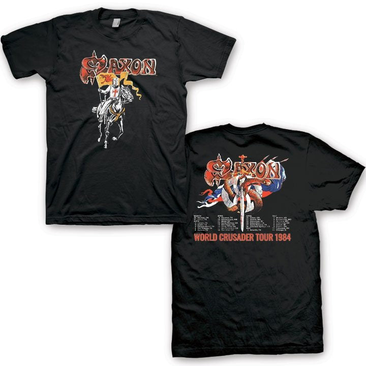 Saxon - Vintage Crusader - Tee - T shirt - Vision Merch