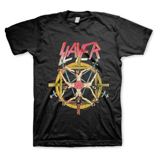 Slayer - Christ Wheel Logo - T shirt - Vision Merch