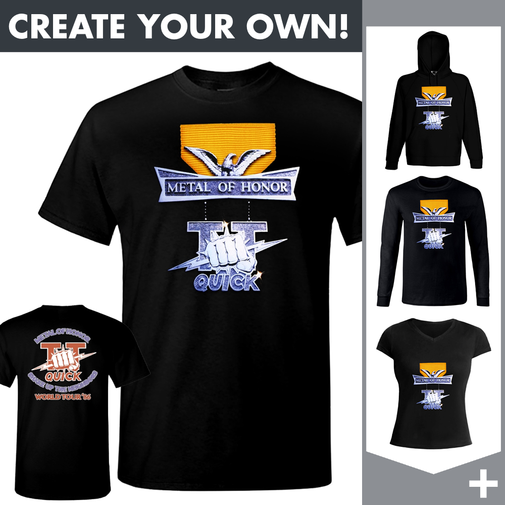 T. T. Quick - Metal Of Honor Tour 1986 - Merchandising