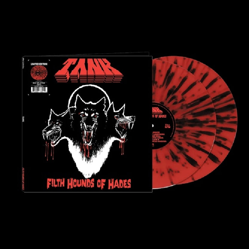 Tank - Filth Hounds of Hades - DOUBLE LP GATEFOLD COLORED - Cleopatra Reords