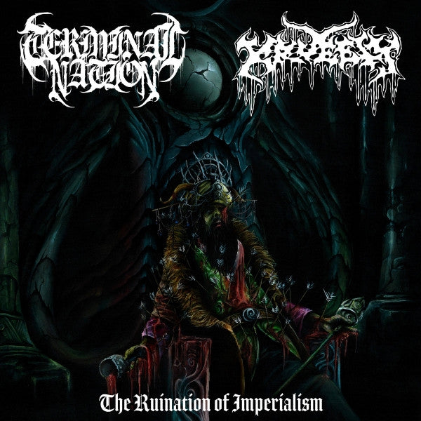 Terminal Nation / Kruelty - The Ruination of Imperialism - LP COLORED - 20 Buck Spin - Image 2
