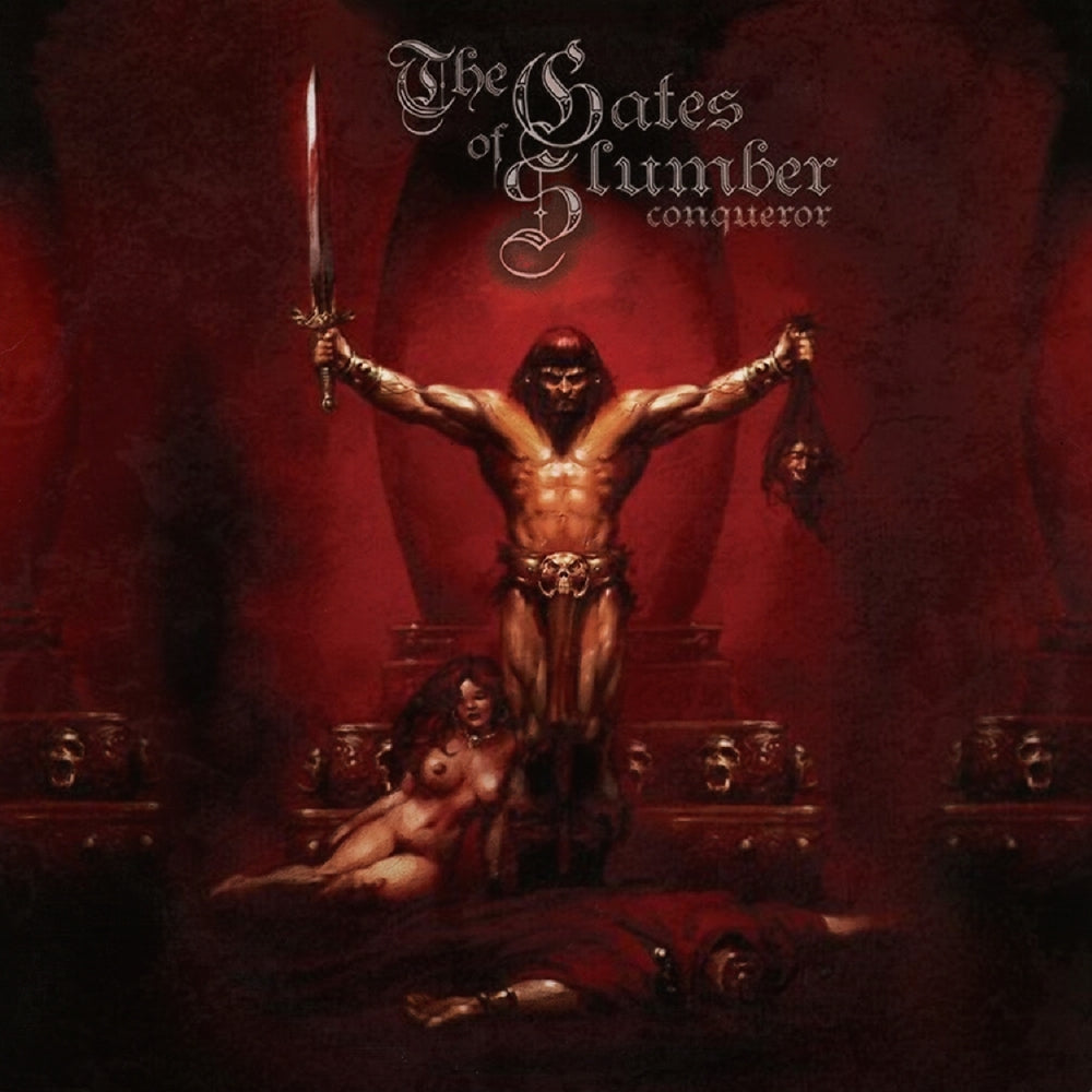 The Gates of Slumber - Conqueror - DOUBLE LP GATEFOLD COLORED - Reigning Phoenix Music - Image 2