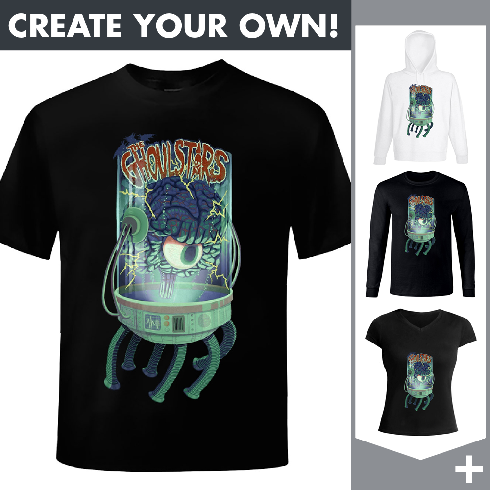 The Ghoulstars - The Brain That Wouldn't Die - Merchandising