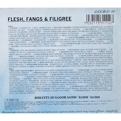 Various Artists - Flesh, Fangs & Filigree - 3CD SLIPCASE - Imported - Image 2