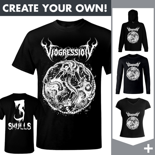 Viogression - Three Skulls - Merchandising