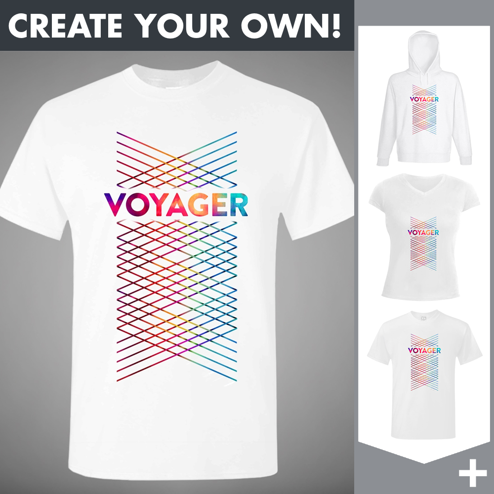 Voyager - Lines [white] - Merchandising