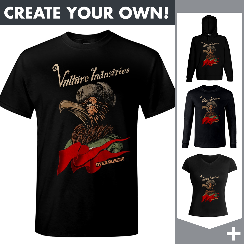Vulture Industries - Over Russia - Merchandising