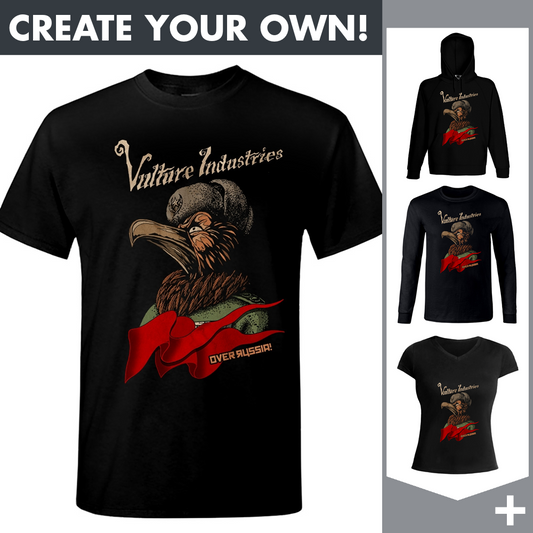 Vulture Industries - Over Russia - Merchandising