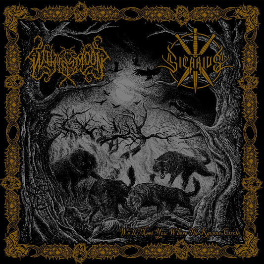 Withermoon and Sicarius - We'll Meet You Where the Ravens Circle - CD DIGIPAK - Adirondack Black Mass