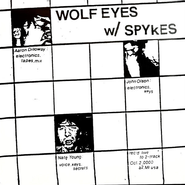 Wolf Eyes with Spykes - Wolf Eyes with Spykes - LP - Imported
