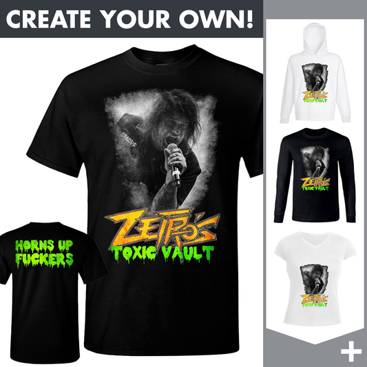 Zetro's Toxic Vault - Black and White - Merchandising